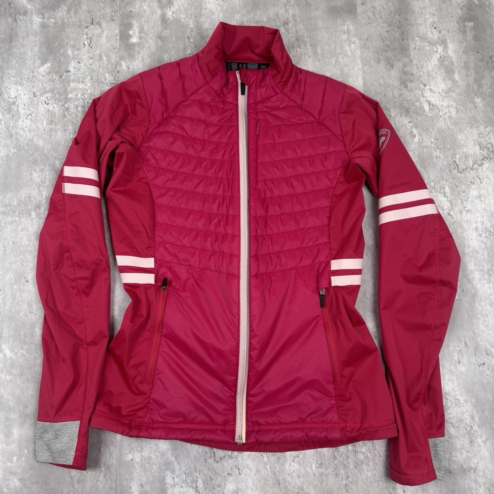 Rossignol‎ Poursuite Nordic Ski Jacket Womens Small Pink Outdoor Gorpcore Snow